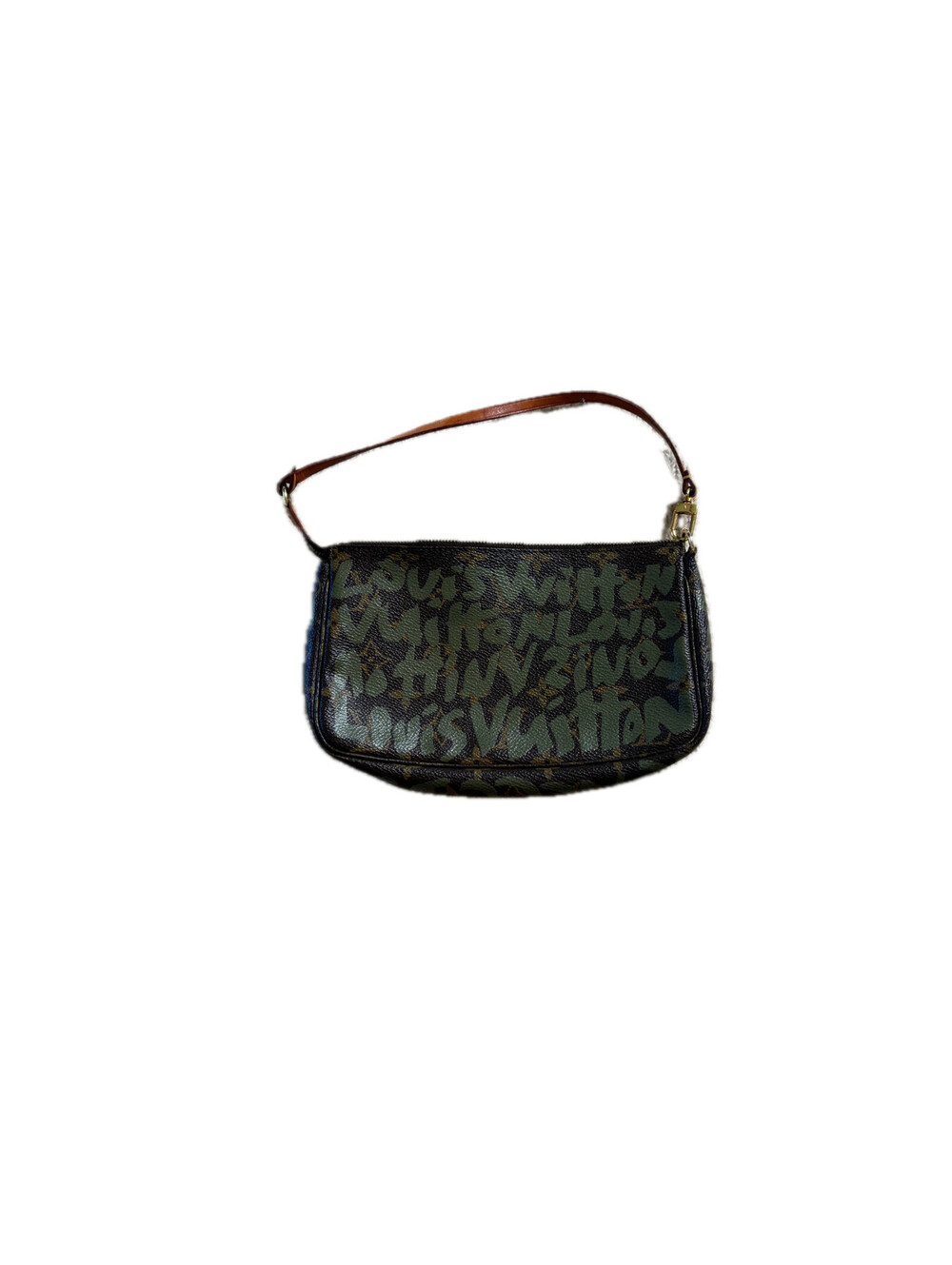 Louis Vuitton Stephen Sprouse Monogram Graffiti Pochette Khaki Green